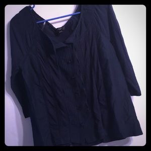Deletta blouse, black, medium